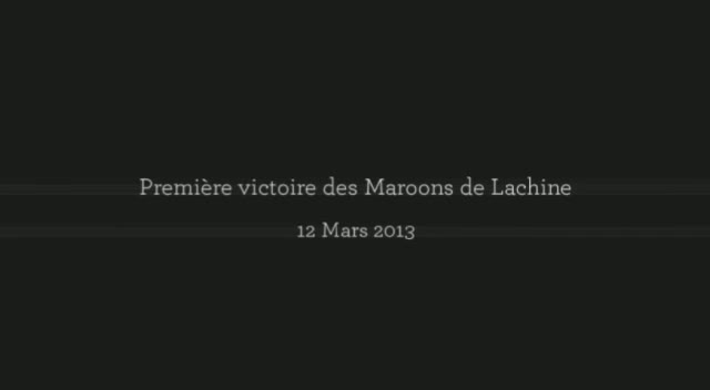 Premiere Victoire des Maroons,12 Mars 2013